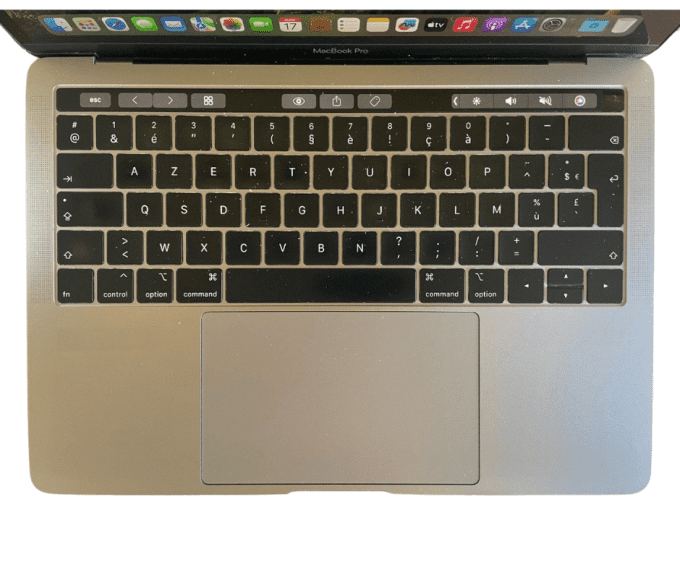 MacBook Pro 13" i5 256 SSD 8GO (2019) - AZERTY - Français - TouchBar