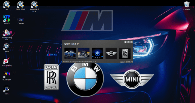 Valise diagnostic groupe BMW complet avec pack codage