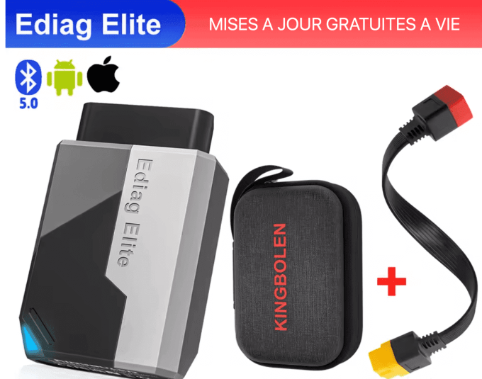 Valise Diagnostic Auto 2026 avec mise à jour gratuites, a vie - 