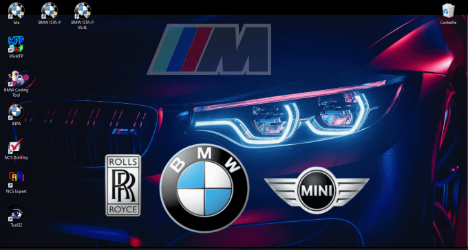 Valise diagnostic groupe BMW complet avec pack codage