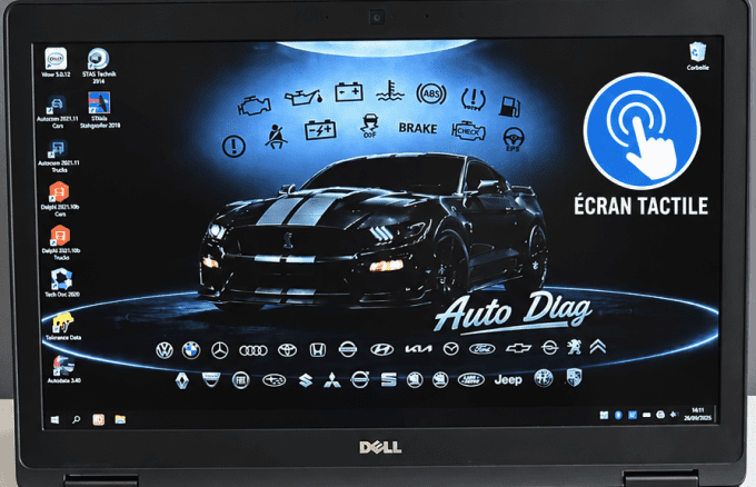 Dell Latitude 5580 15,6" i5 – 8 Go RAM – SSD 256 Go AZERTY -TACTILE