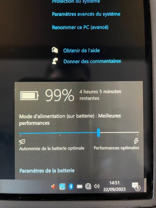 Tablette Durcie Panasonic FZ-G1 I5 4Go 128Go SSD Wifi Bluetooth -   