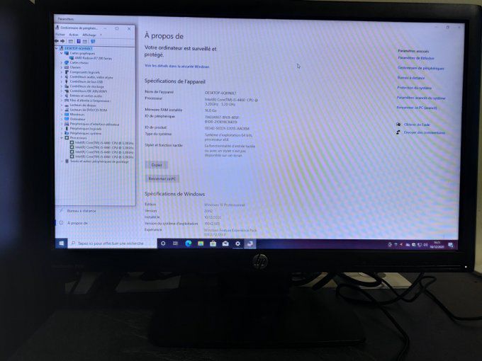 Fujitsu ESPRIMO P420 E85+ Core i5-4460 3,2 GHz - HDD 500 Go RAM 16 Go Fortnite