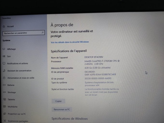 Dell Latitude E6420 14" Core i7  2,4GHz - 500 Go - 4 Go AZERTY - Français  - 