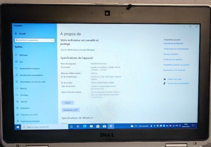 Dell Latitude E6430 14" Core i5  2,7GHz - 320 Go - 4 Go AZERTY - Français  - 