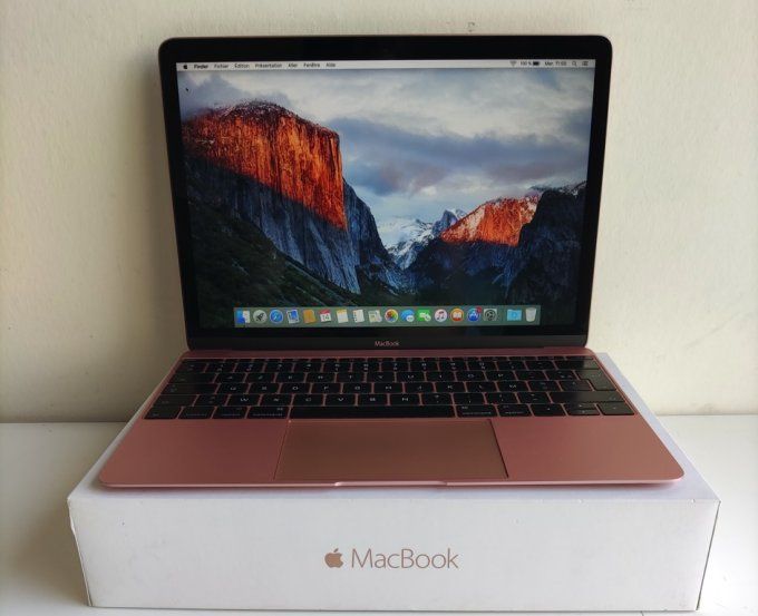 MacBook 12" M5 512 SSD 8GO (2016) - AZERTY - Français complet -