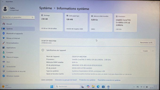 Pack PC portable, avec valise au choix -
