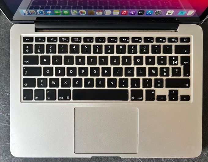 MacBook Pro 13" rétina (2014) i5 128 SSD 4GO  - AZERTY - Français  -MacOs Bigsur 2023