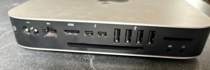 APPLE Mac mini I5 16Go 256SSD HDMI wifi Bluetooth sous MacOs Ventura 2025  