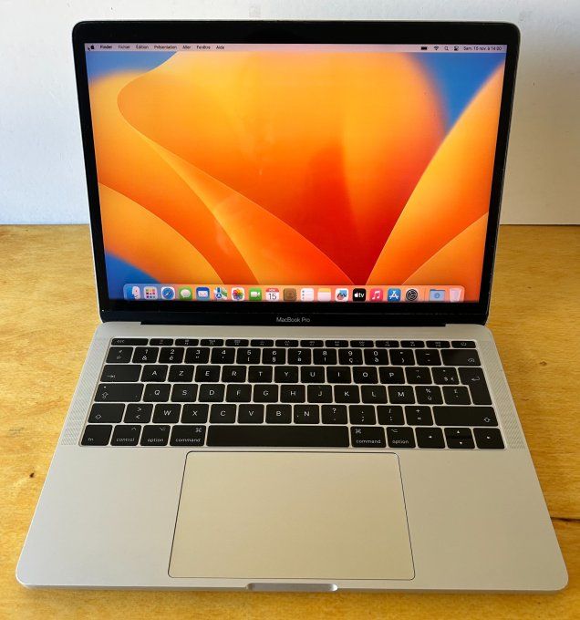 MacBook PRO 13" i5 8 Go 256 Go SSD - Rétina AZERTY - Français - MacOs  -Ventura 2025 -