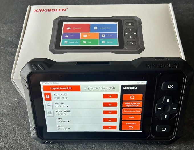 Valise Diagnostic Auto 2025 avec mise à jour gratuites, a vie 