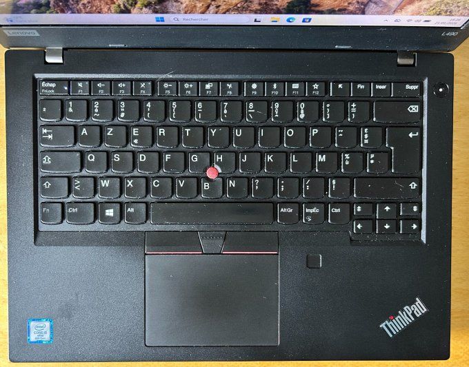 LENOVO THINKPAD L490 / i5 / 16Go / 256Go SSD / wifi / webcam / écran 14“ Windows 10 pro