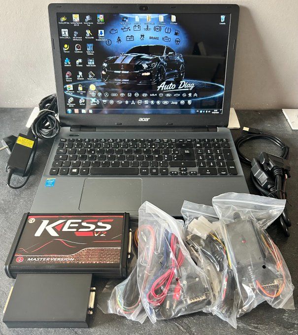 Kit reprogrammation complet avec pc 15,6"  Grand écran