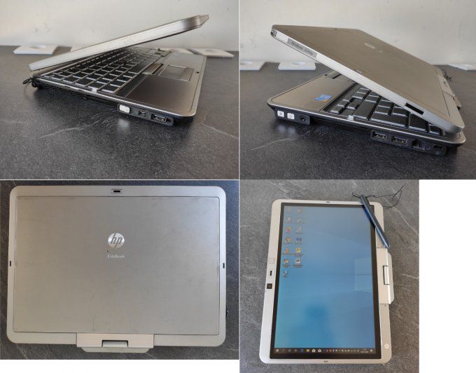 HP 2740 i5 12,5" Tablette/ 8Go/ 160Go/ Wifi/ Bluetooth/ Windows 10 Pro