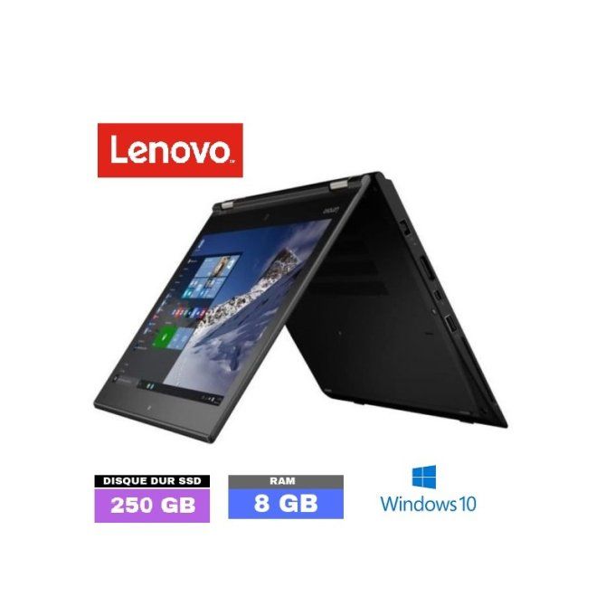 Lenovo Yoga 260 12" I5 256 SSD 8Go Wifi Bluetooth (10x plus rapide) TACTILE - Batterie neuve -