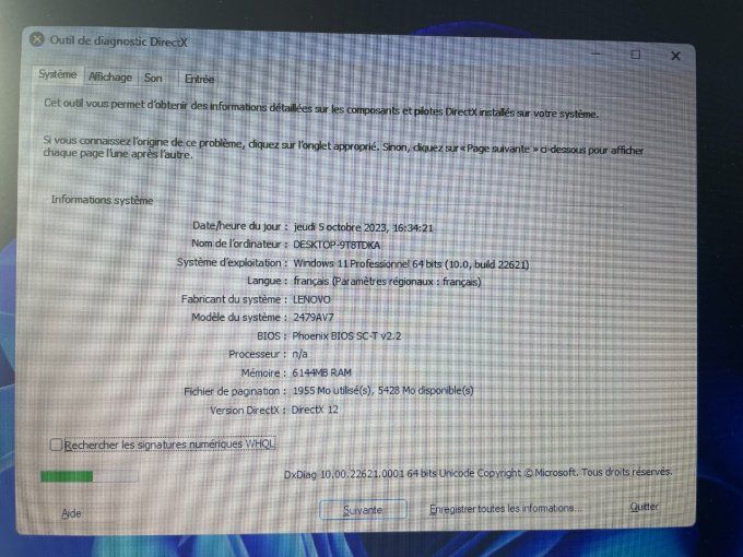 Lenovo Thinkpad l530 15,6" i5 6Go 500Go AZERTY - Français - Windows 11 pro 